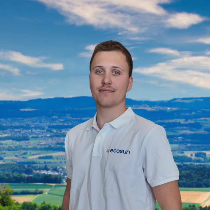 Yoan Pflimlin unser Marketing-Praktikant bei Ecosun AG