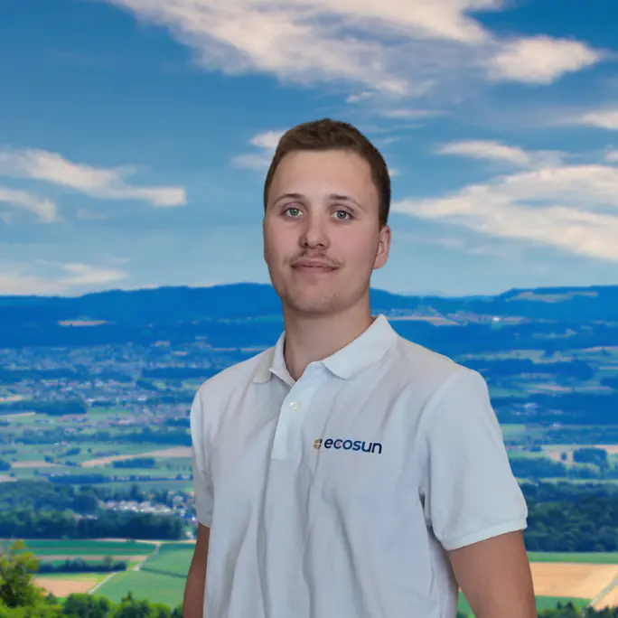 Yoan Pflimlin unser Marketing-Praktikant bei Ecosun AG