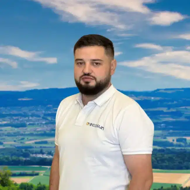 Arionet Aliu, Technischer Kundenberater Photovoltaik bei Ecosun AG